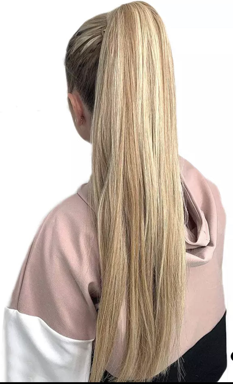 extensión de coleta rubia