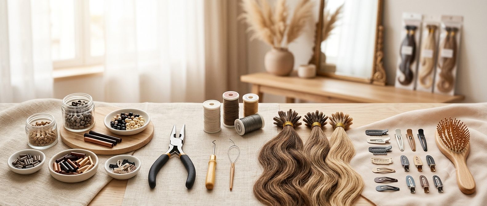 accesorios para extensiones de cabello