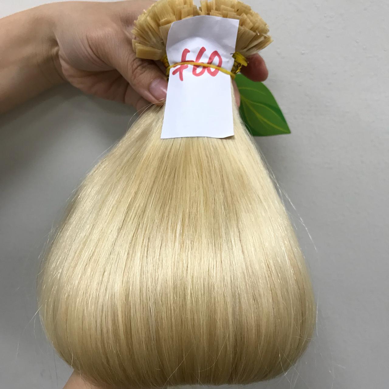 Extensiones de Queratina Premium - #60 Rubio Claro