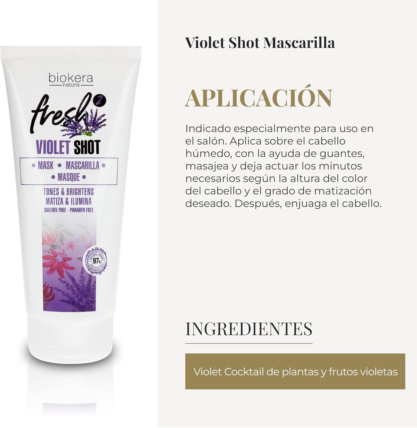 SALERM - Violet Shot Mask