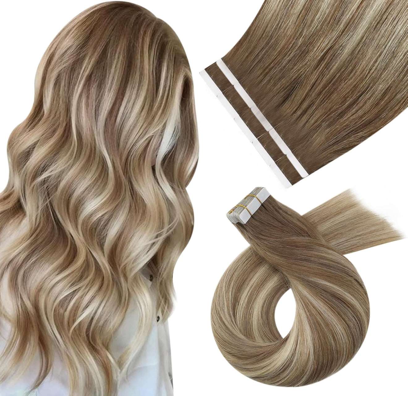 Extensiones Adhesivas #T3-3/16B Balayage