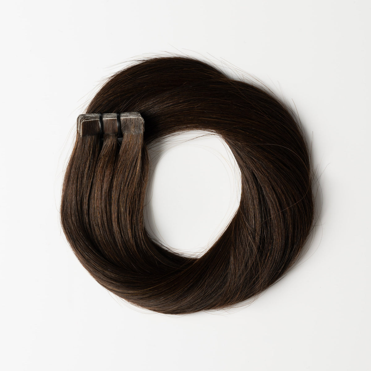 Extensiones Adhesivas #1B  Castaño Oscuro