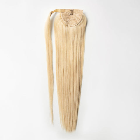 Coleta postiza color rubio claro #22