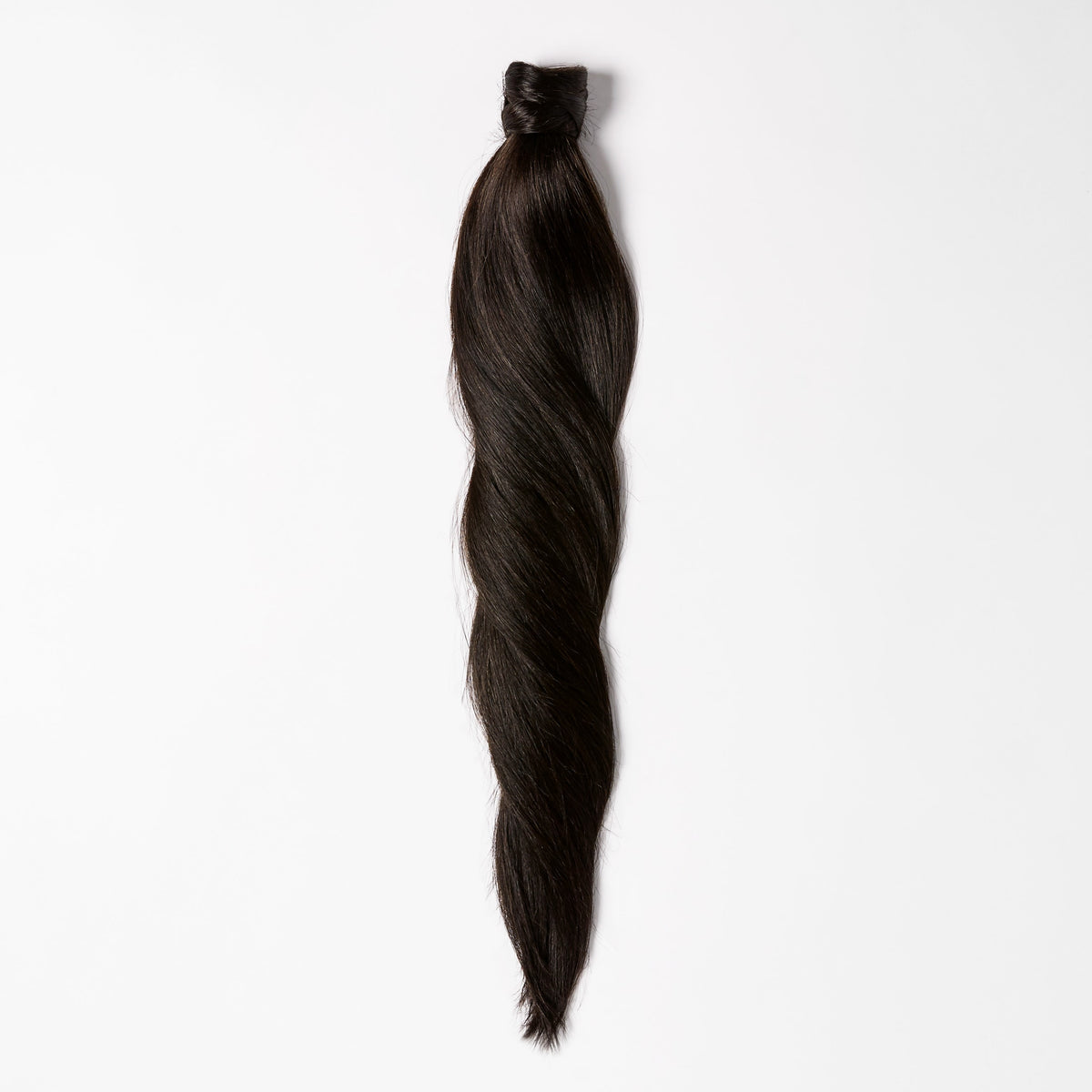 Coleta postiza color moreno natural #1A